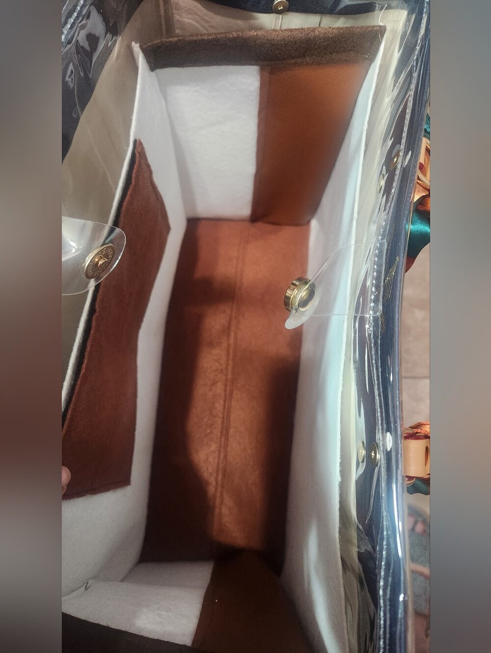 LV Le Voyage Des Lumières Tote with Turquoise Scarf - Picture 14 of 14